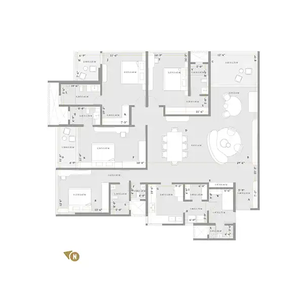 Tower - B 4 Bed Regalia (Type 1)